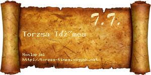 Torzsa Tímea névjegykártya